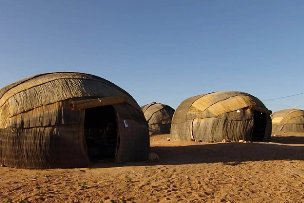 des huttes du peuple nama
