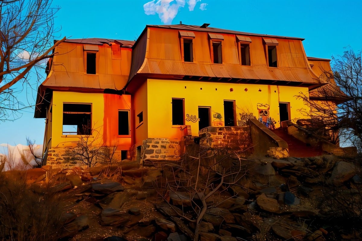 La maison fantôme de Windhoek