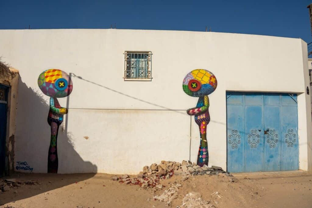 art de rue à Erriadh