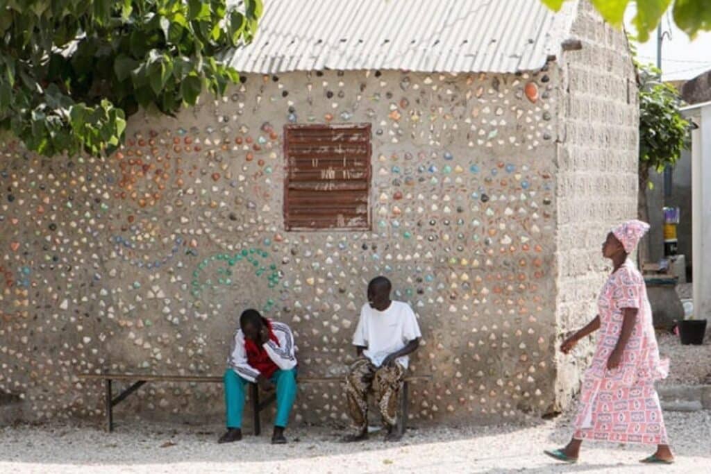 maison en coquillages à Fadiouth