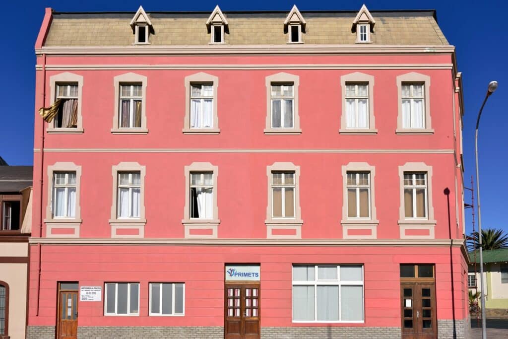 façade bâtiment colonial à Luderitz