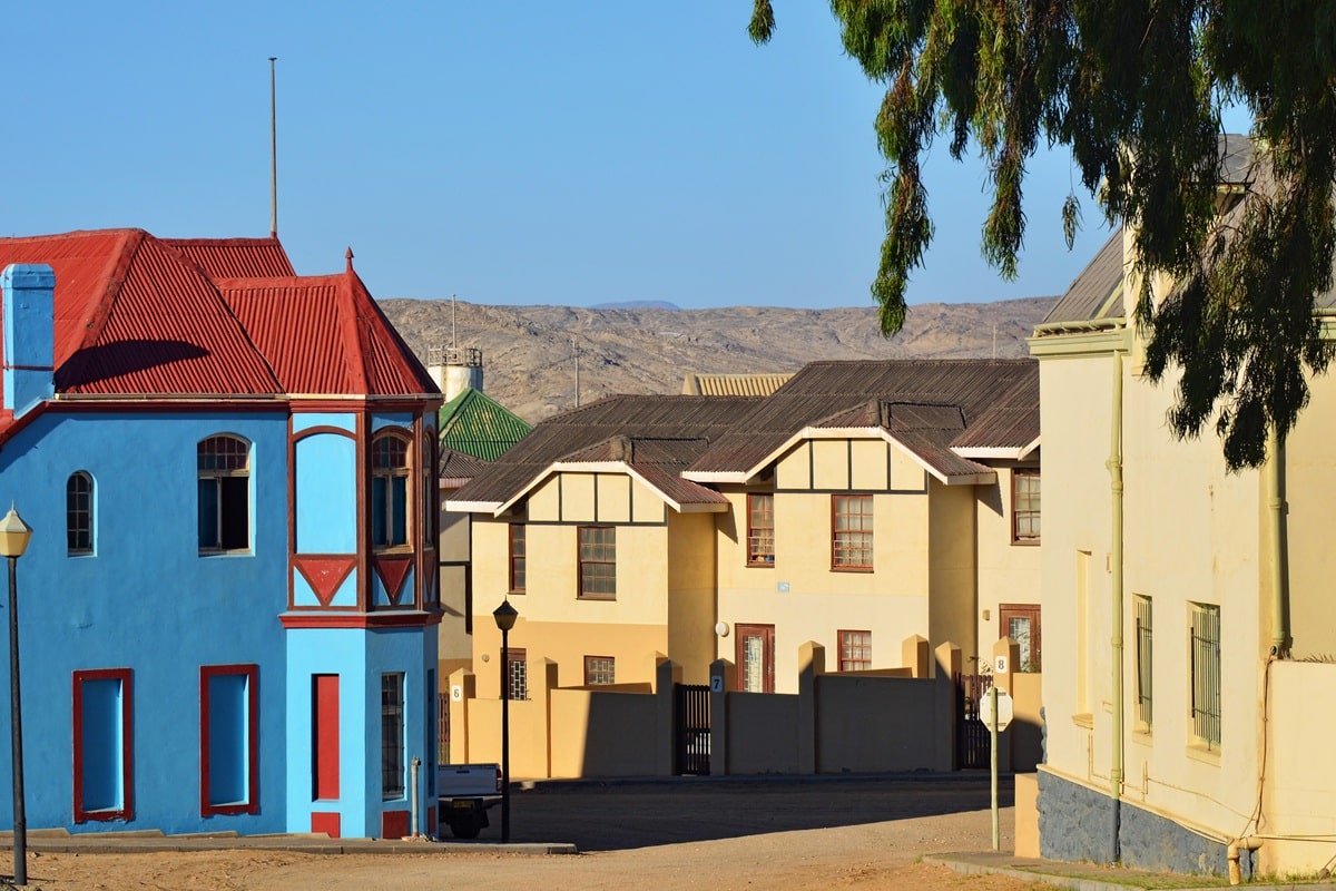 maisons coloniales à Lüderitz