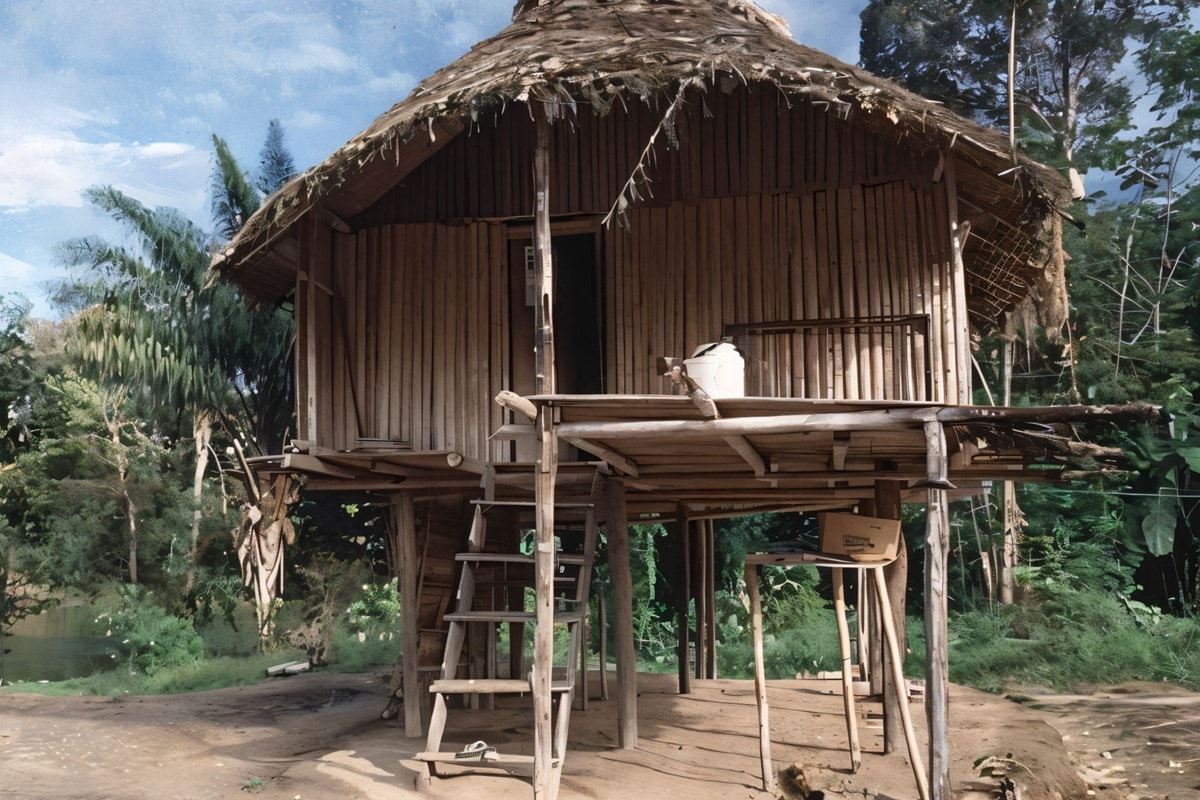 ajoupa traditionnelle de la trinité et tobago