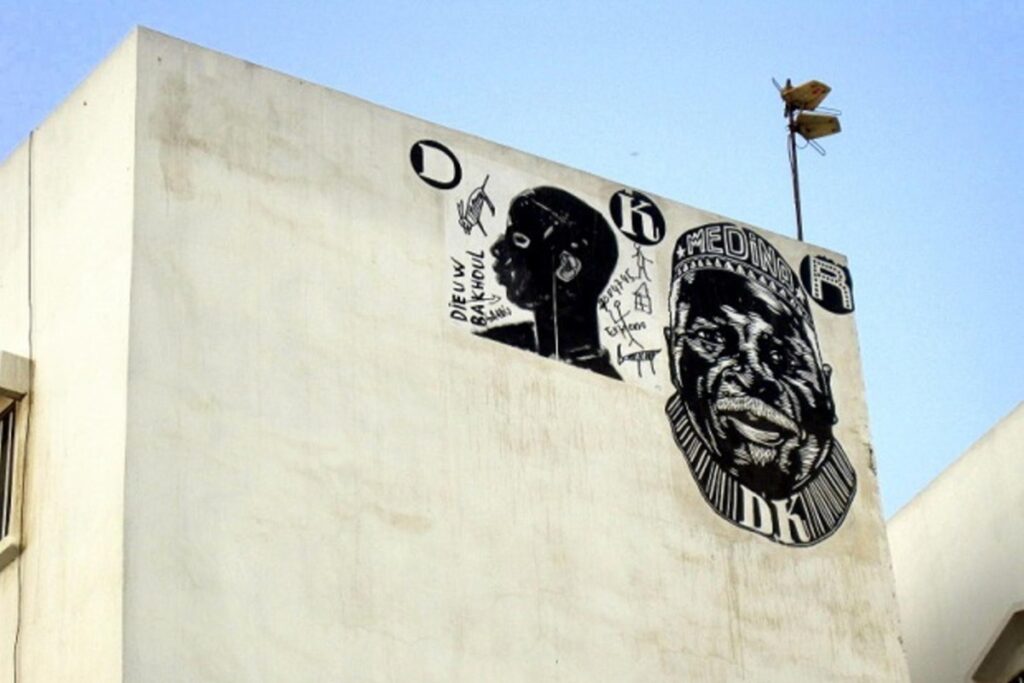 fresque murale damels dakar