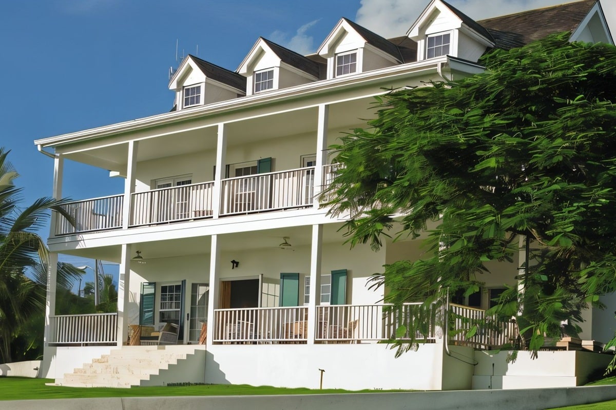 maison coloniale aux Bahamas