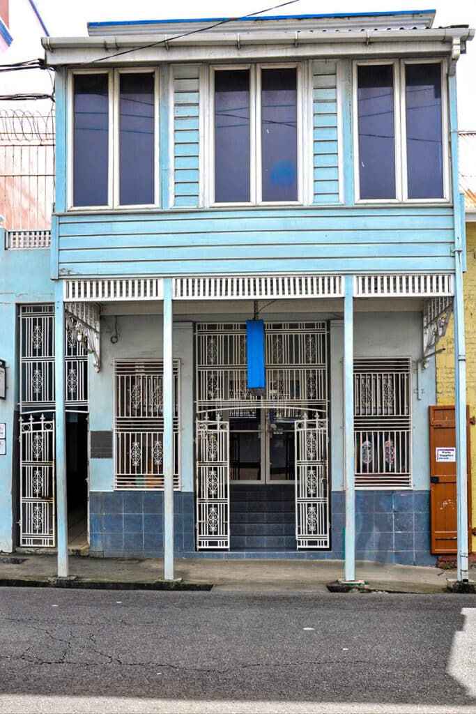 maison coloniale en bois à Castries