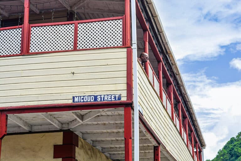 maison coloniale en bois à Castries