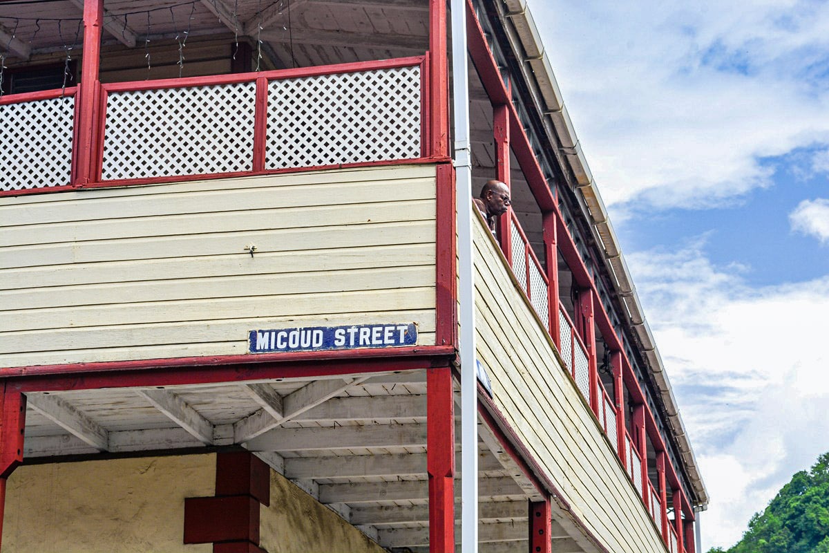 maison coloniale en bois à Castries