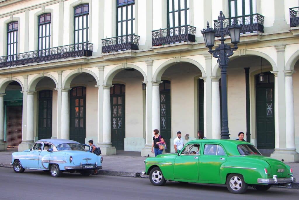 façade maison coloniale à La Havane