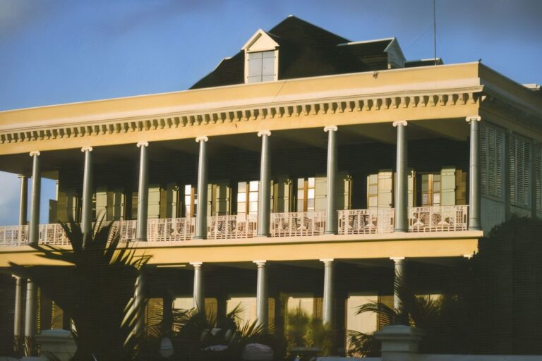 Les maisons traditionnelles créoles de Port-Louis sur l'île Maurice