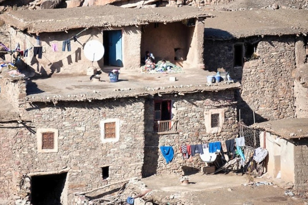 maisons berbères de l'atlas marocain