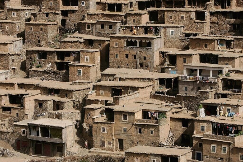 maisons berbères de l'atlas marocain