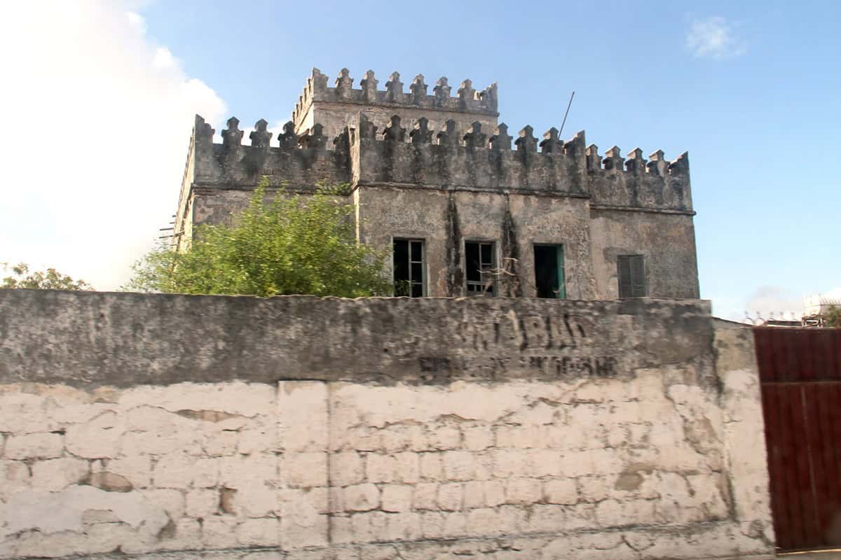 ancienne maison en pierre en Somalie