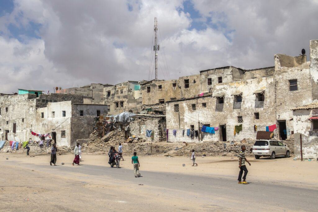 maisons en pierre à Mogadiscio