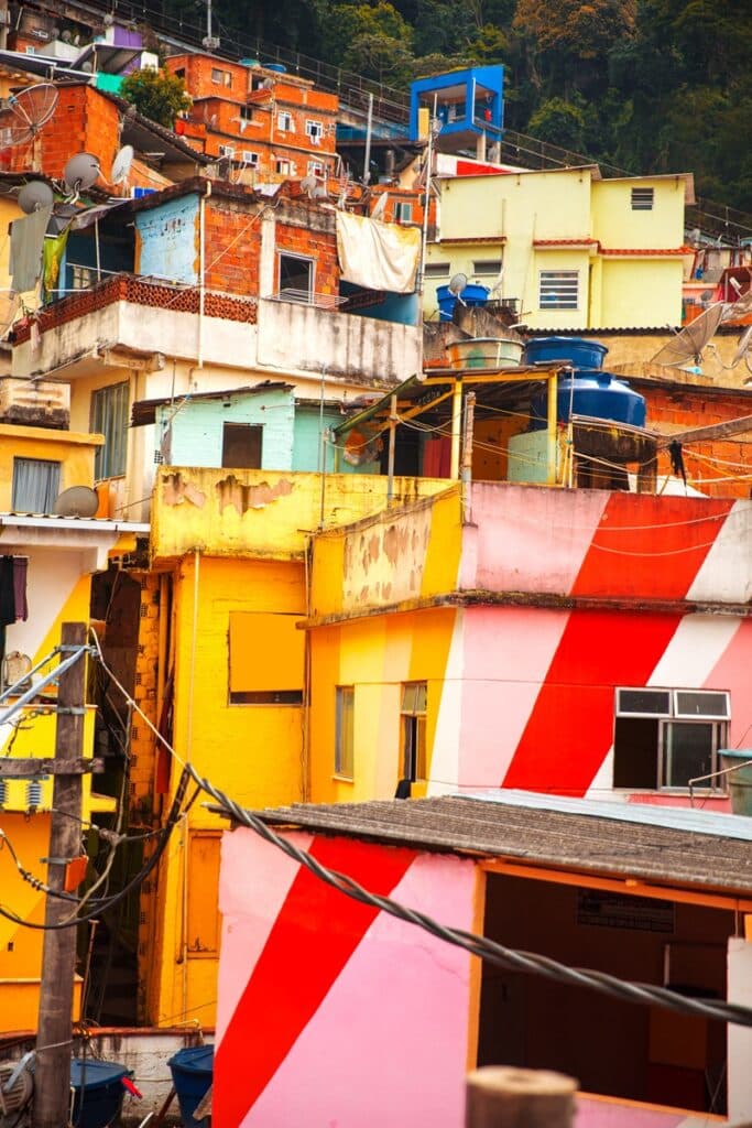 la favella santa marta colorée