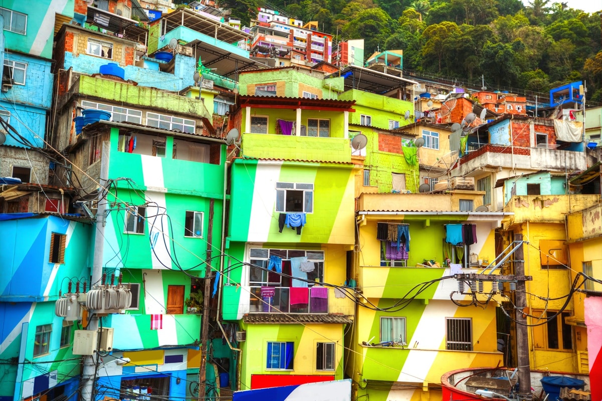 favela de rio colorée