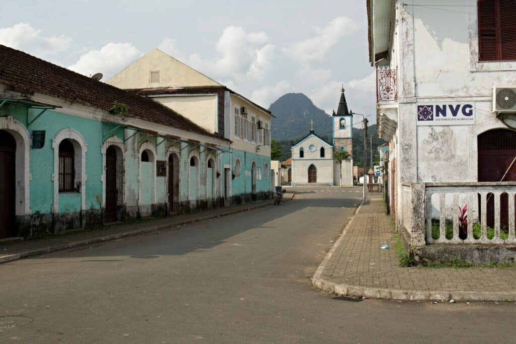 rue de santo antonio à Principe