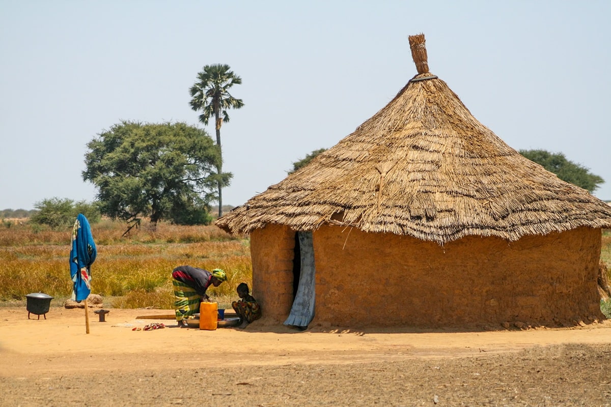 maison rurale au Sénégal