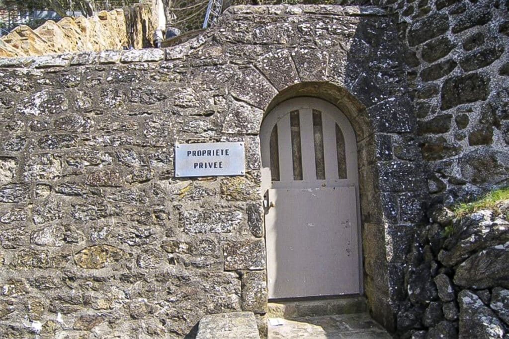 panneau prorpiété privée à dinard