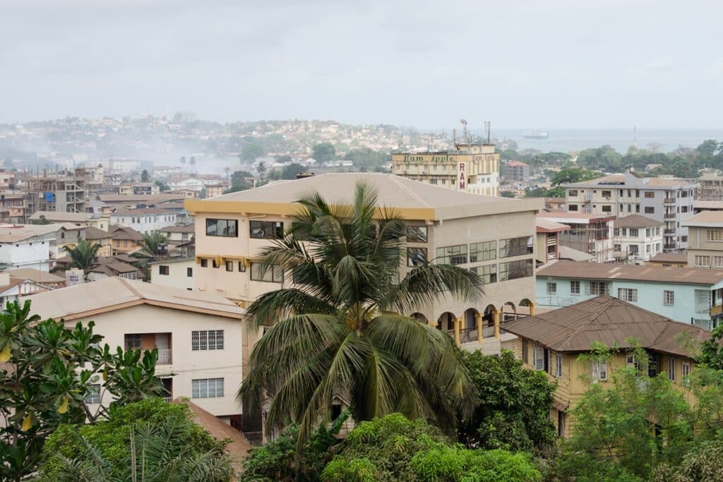 maisons à Freetown