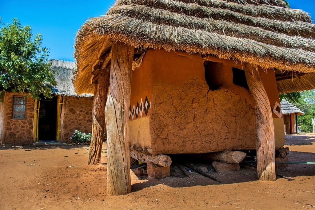 grenier à céréales au Zimbabwe