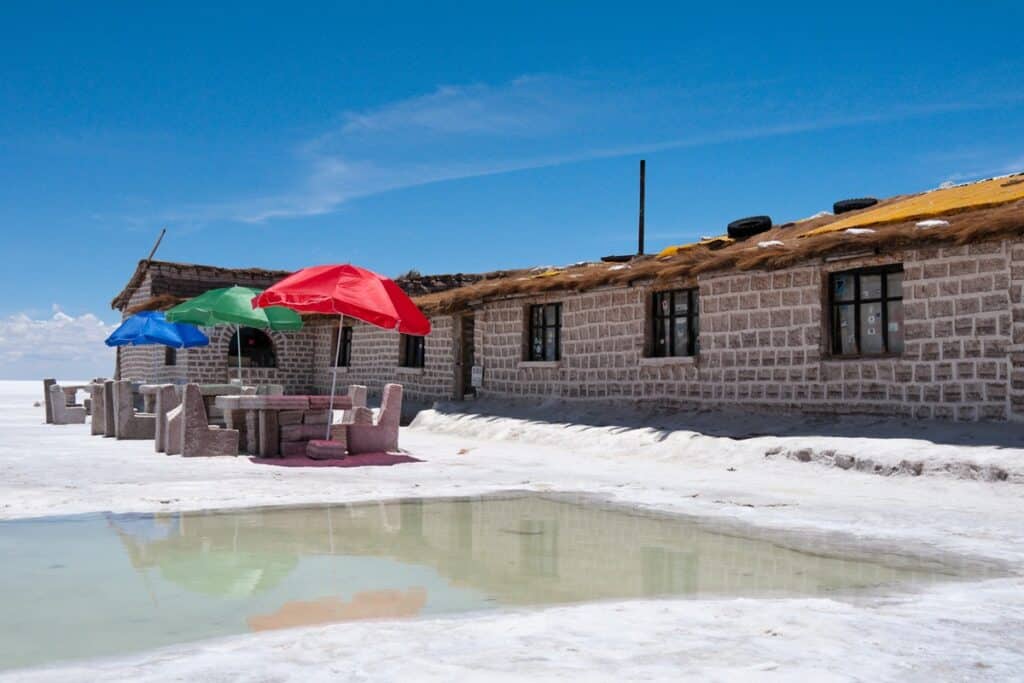 hôtel en briques de sel