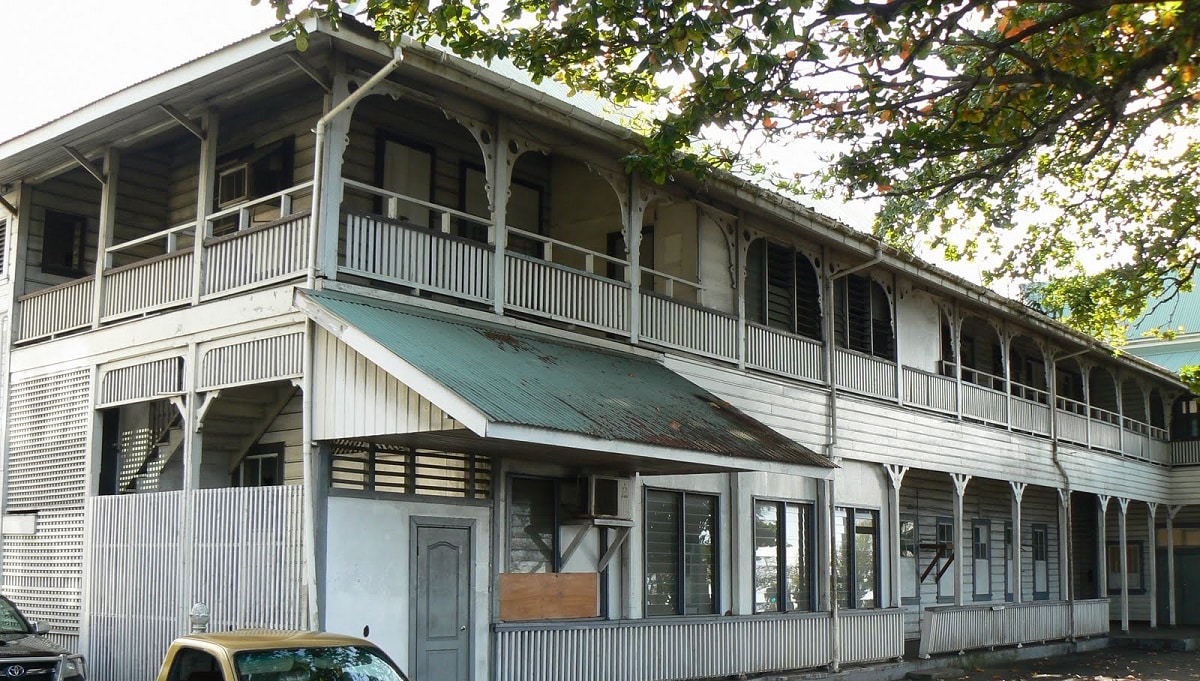 bâtiment colonial allemand Samoa