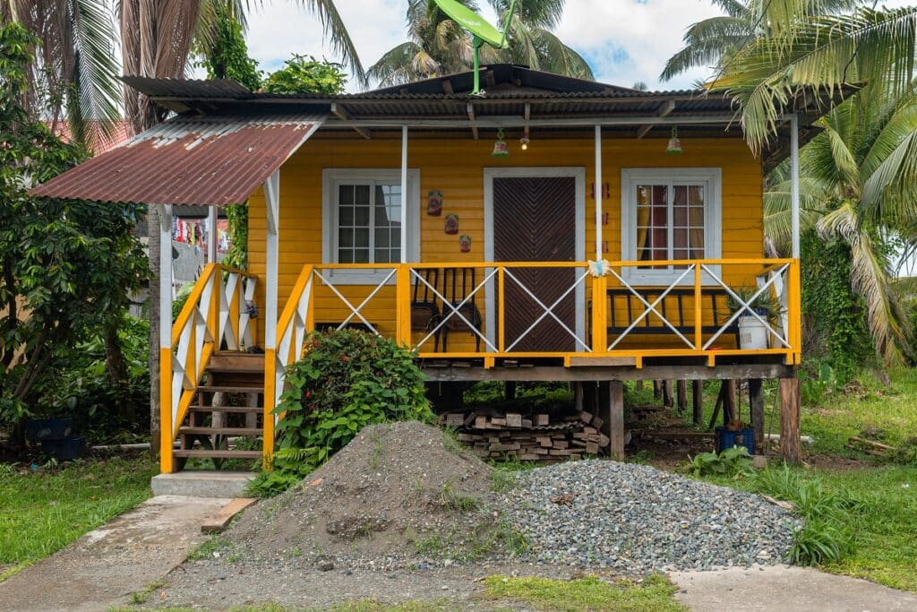 Maison en bois d’influence afro-antillaise au Panama
