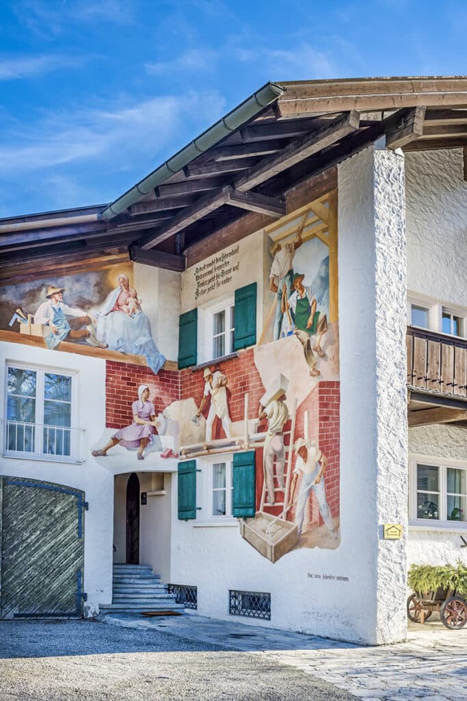Garmisch-Partenkirchen fresque maison