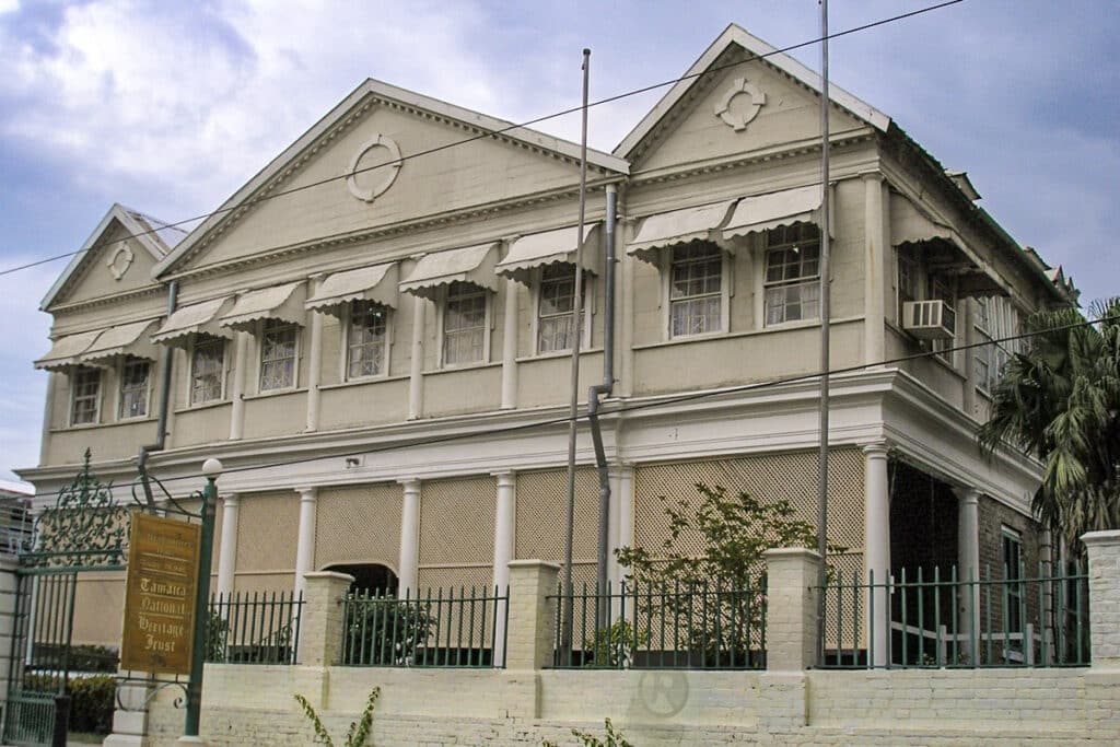 Hibbert House à Kingston grande maison géorgienne