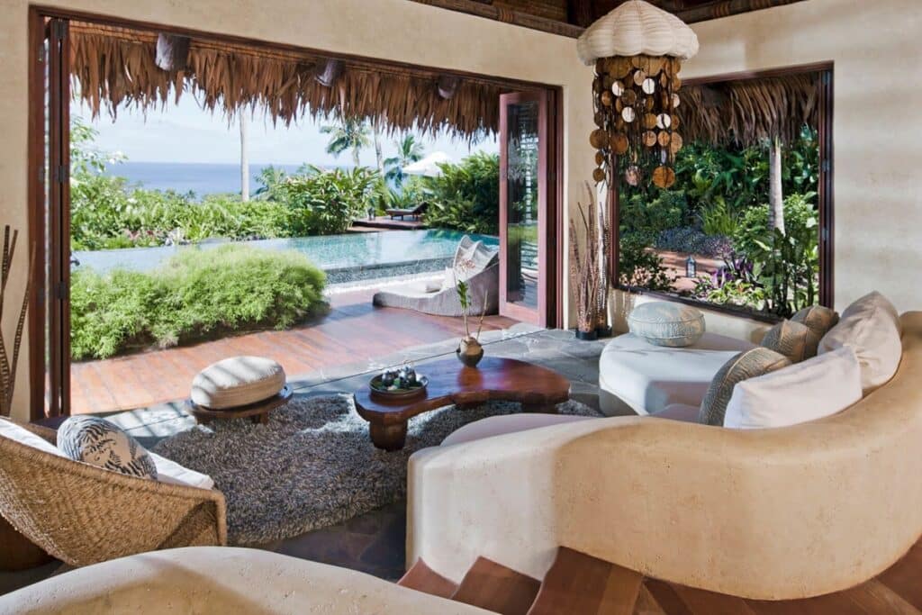 intérieur villa laucala