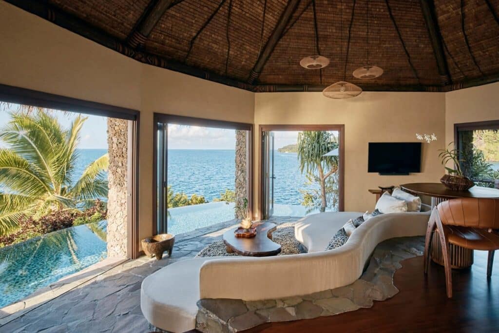 intérieur villa laucala