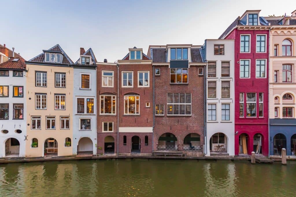maisons de canal à Utrecht