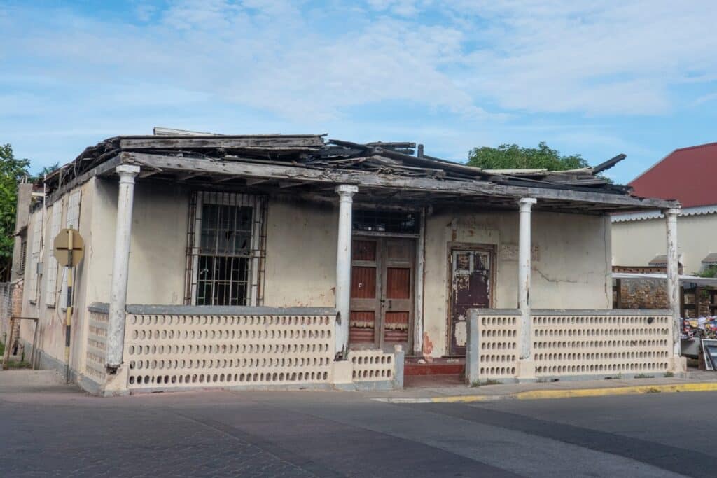 maison Barrett à Falmouth de style jamaïcain-géorgien