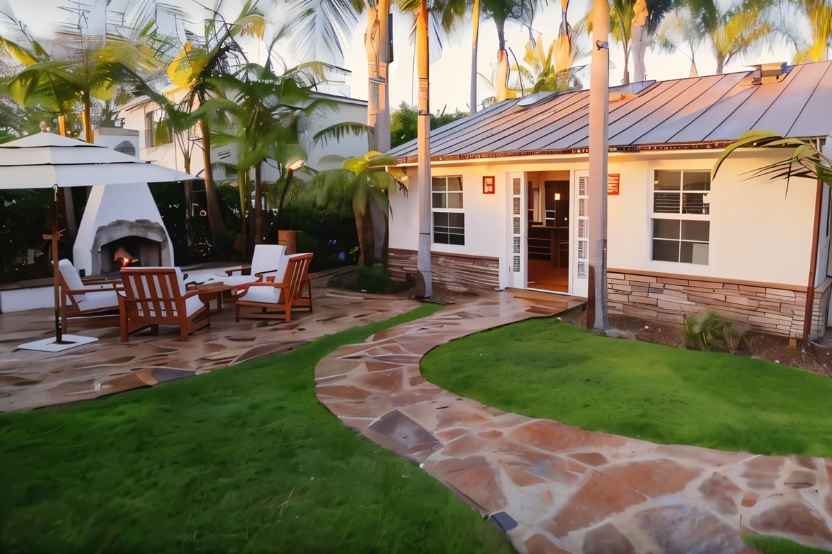 cottage de style maison de plantation en Californie