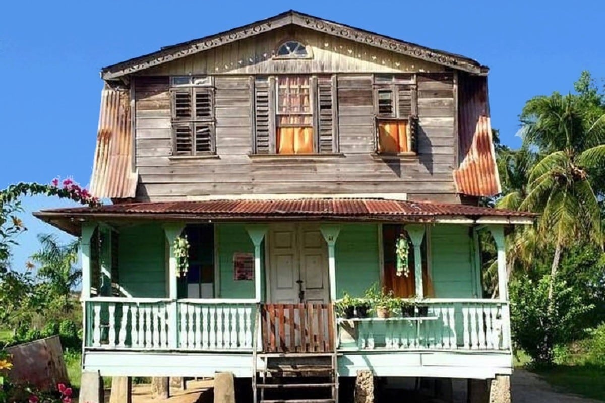 maison en bois de Coronie