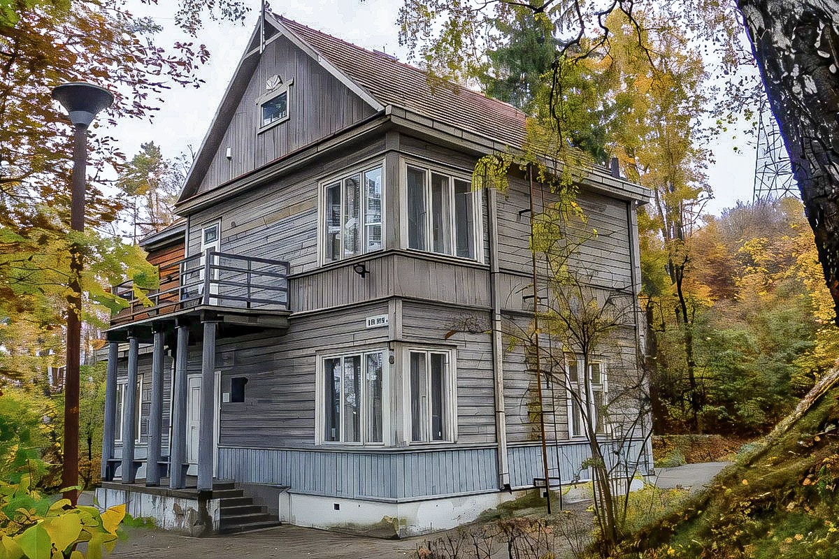maison en bois de Kaunas