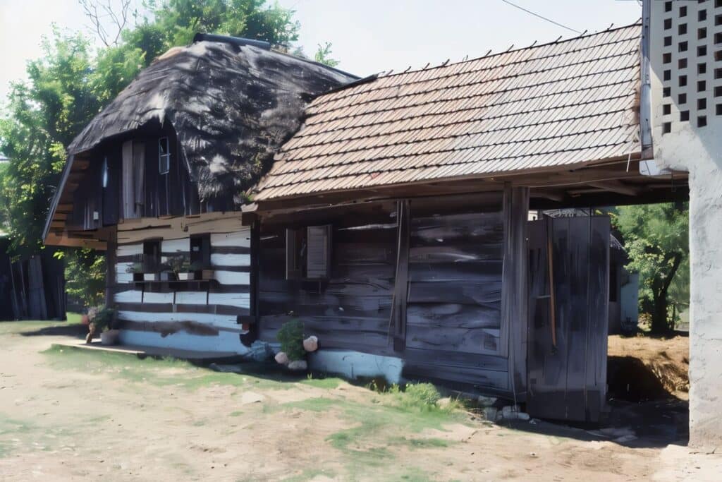 maison traditionnelle slovène à Dolenjci