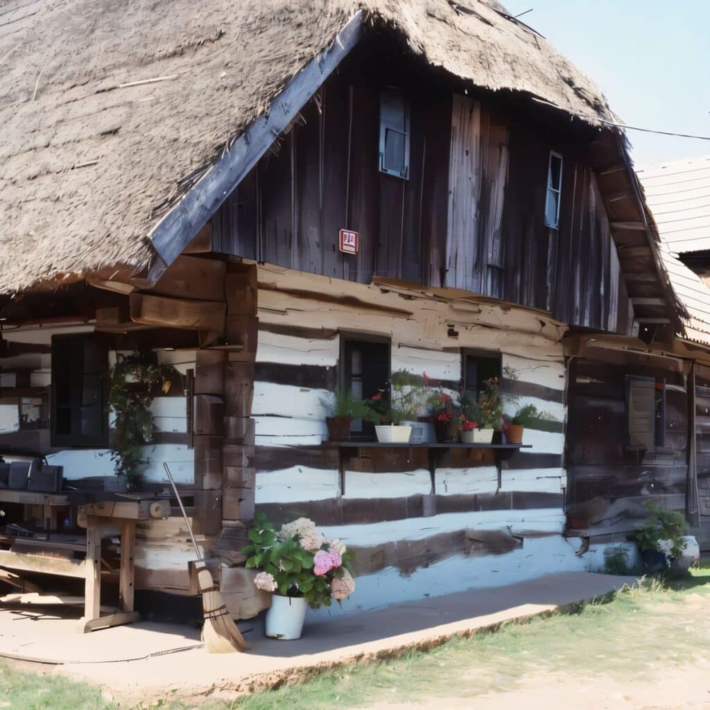 maison traditionnelle à Dolenjci