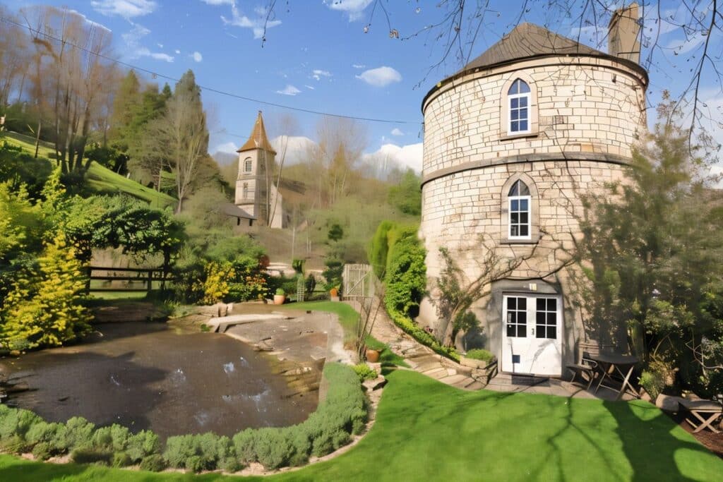 maison dans une tour de pierre à Chalford