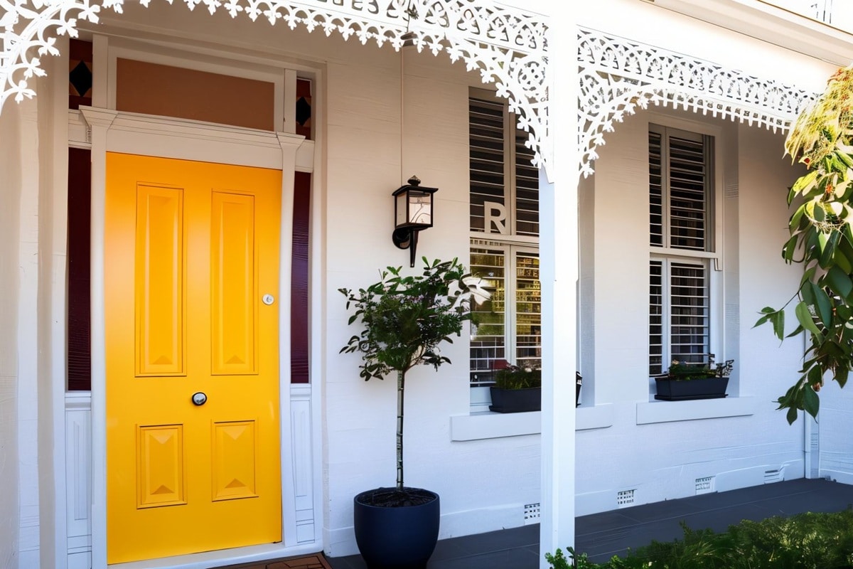 Une maison traditionnelle victorienne transformée en habitation moderne