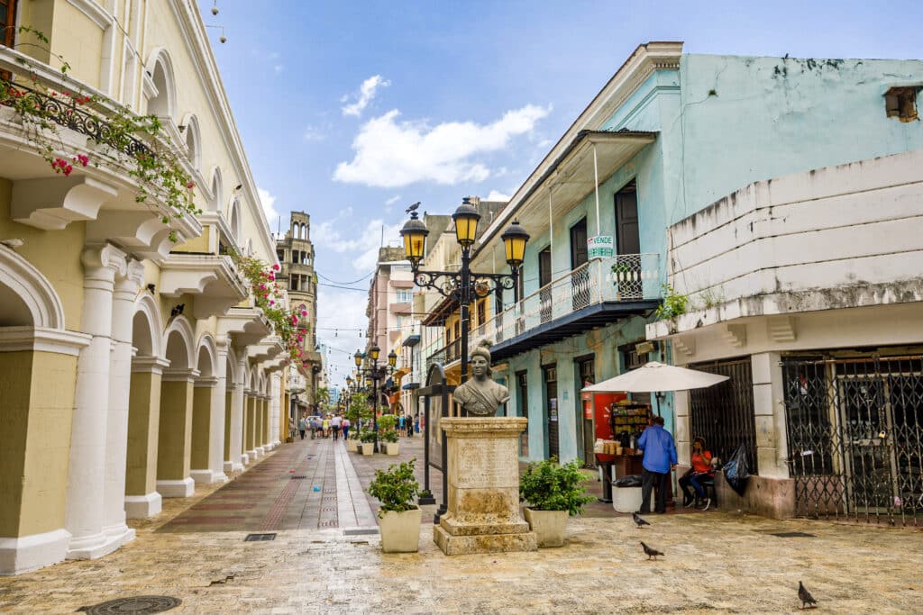 Calle Las Damas à Saint-Domingue