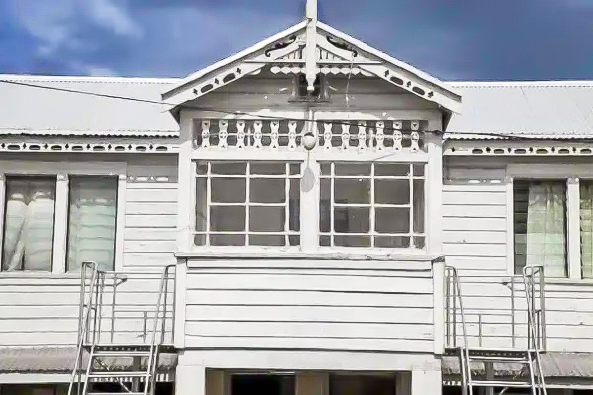 détail maison victorienne à Nukualofa