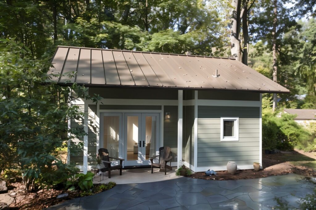 maison dans petit garage