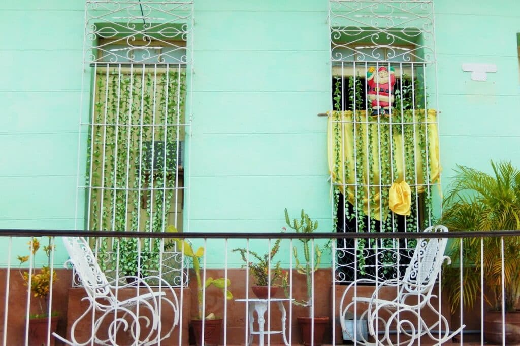 façade colorée à Trinidad