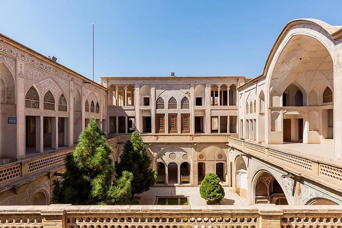 maison persane traditionnelle iranienne