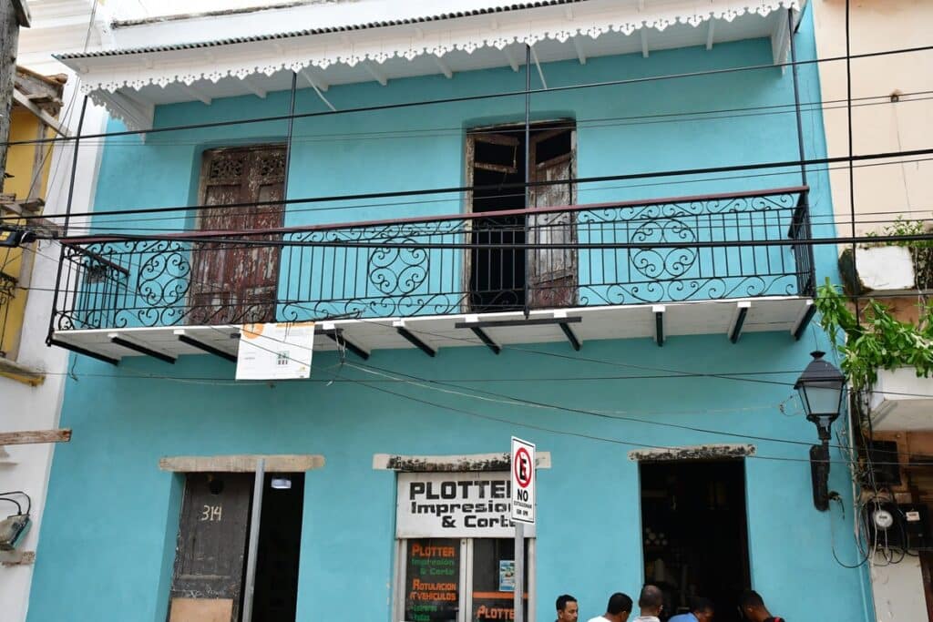 Maison coloniale à Saint-Domingue