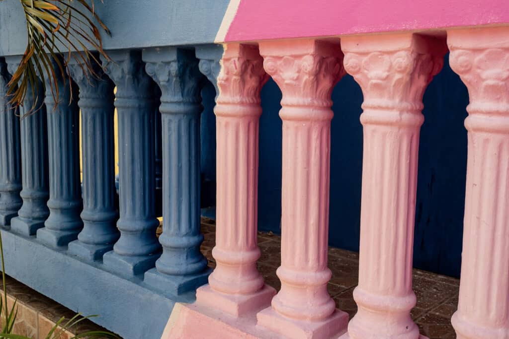 barrière colorée