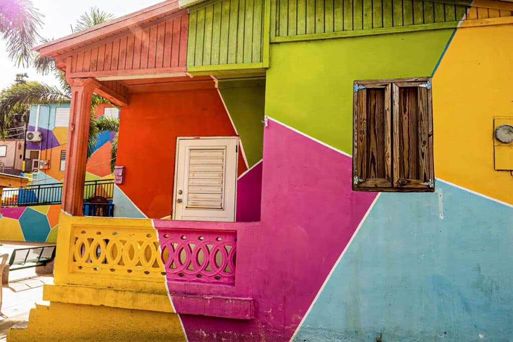 maison colorée de Yauco