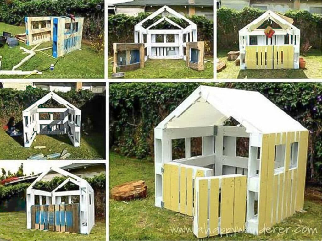 cabane enfant en palette